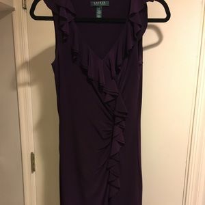 Sleeveless Plum Ralph Lauren Dress